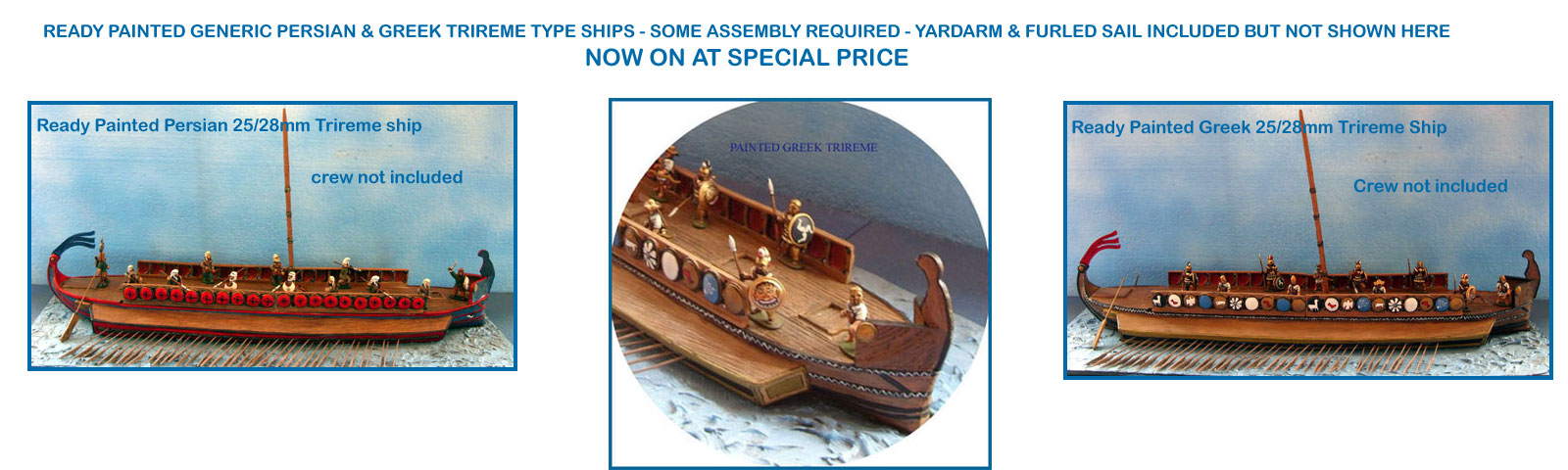 CLICK HERE TO SEE TRIREME TYPE SHIPS CLICK HERE TO SEE TRIREME TYPE SHIPS